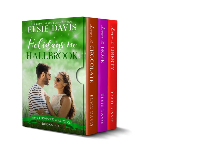 Holidays in Hallbrook: Sweet Romance Collection Books 4-6 (E-book format only)